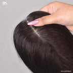Silk Base Hair Topper – Narrow Crown 1.5×5 Base