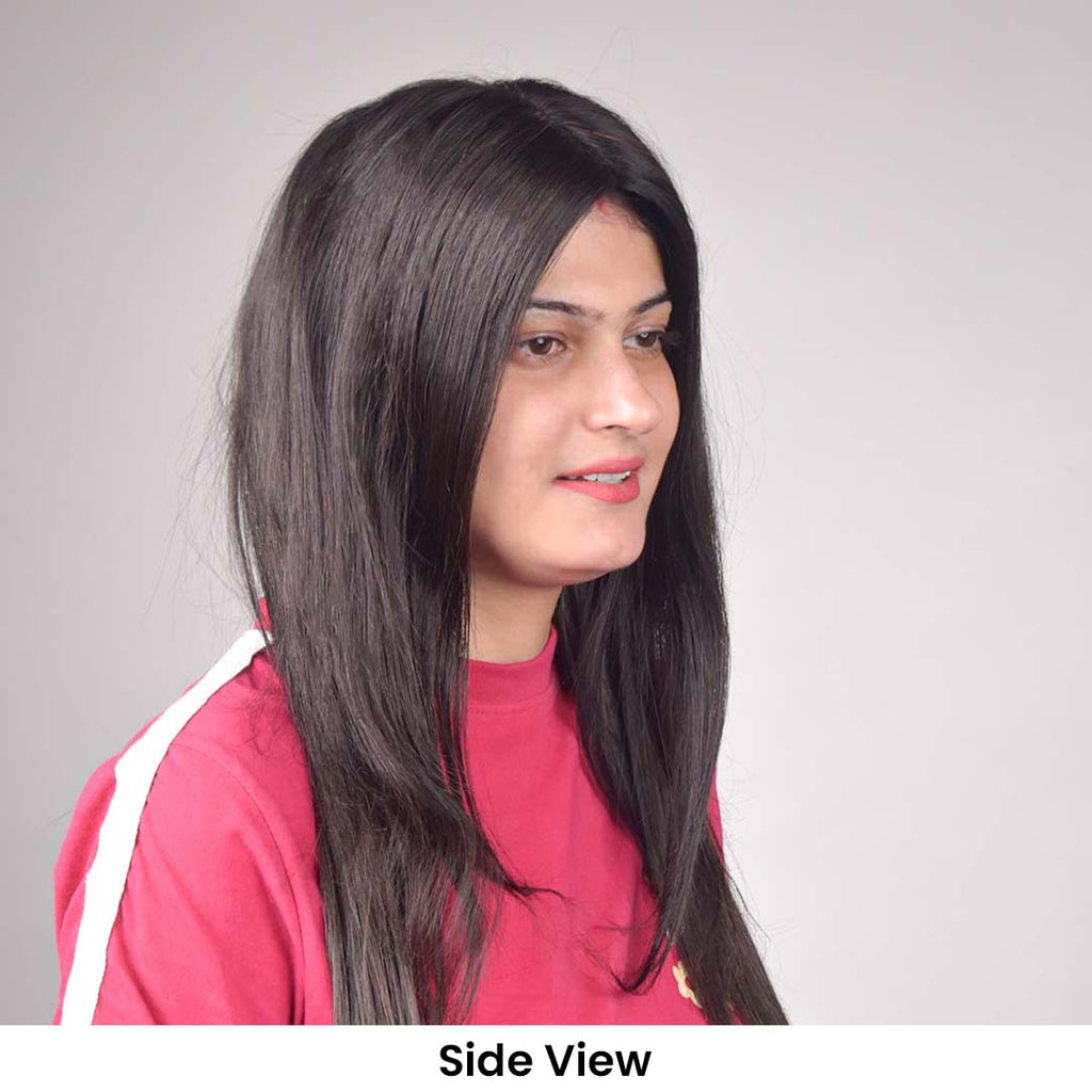 Silk Base Hair Topper – Mid Crown Coverage for Thinning Hair, 3×5 Base