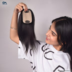 Mini Silk Base Scalp Hair Topper 3*4Inc