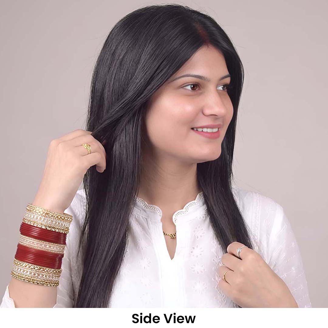 T-Part Lace Hair Topper – Centre Part & Crown 10 Inch, 2.8×3.6 Base