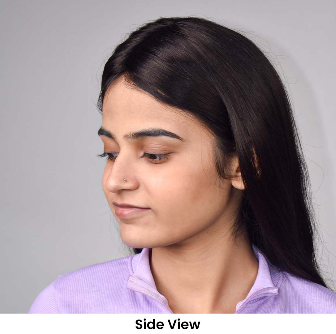 Lace Hair Topper – 16 Inch, Crown & Part Line Coverage for Thinning Hair