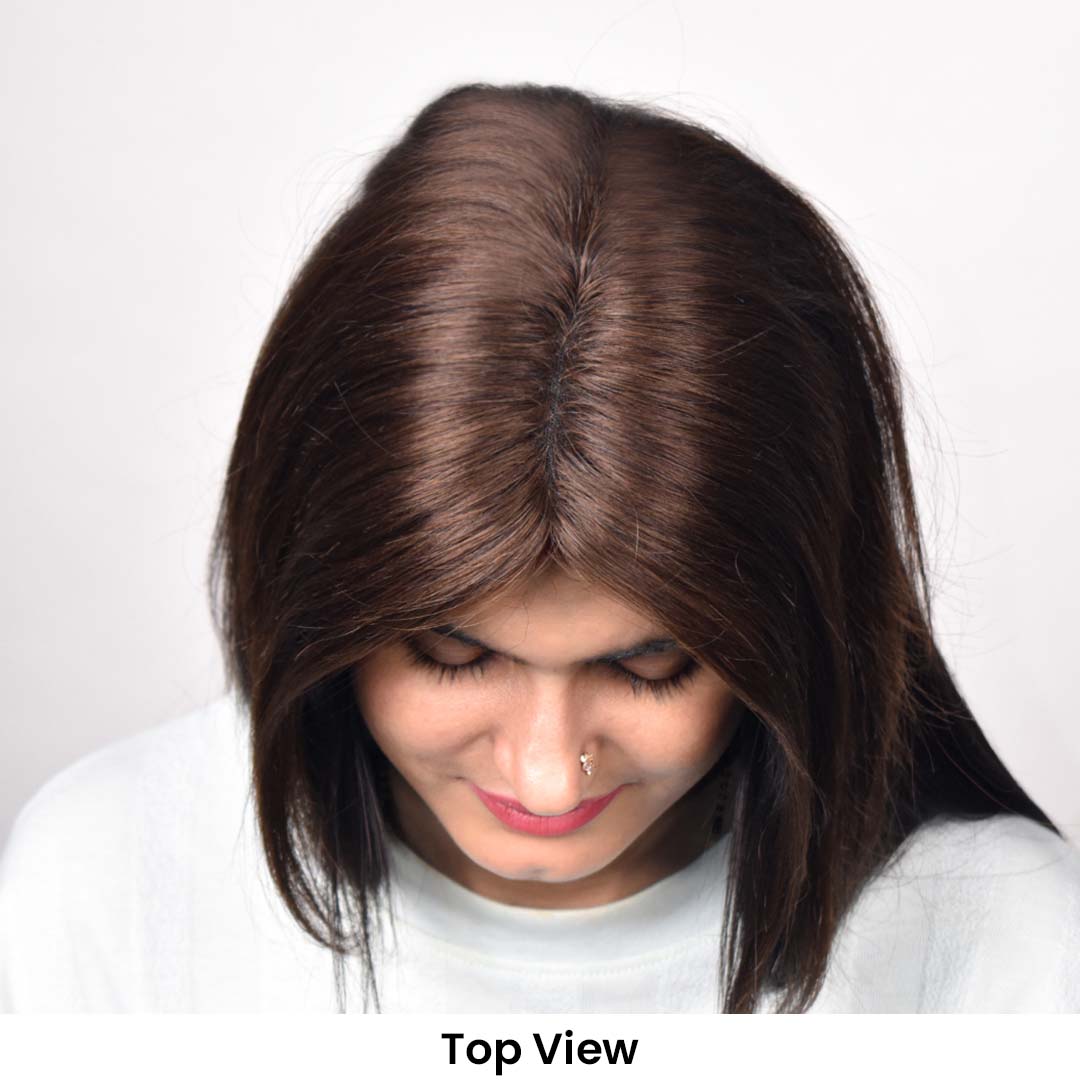 Swiss Lace Hair Topper for Women 2.6*4.5inch