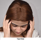 Lace Hair Topper – 14 Inch, Crown & Part Line Coverage for Thinning Hair