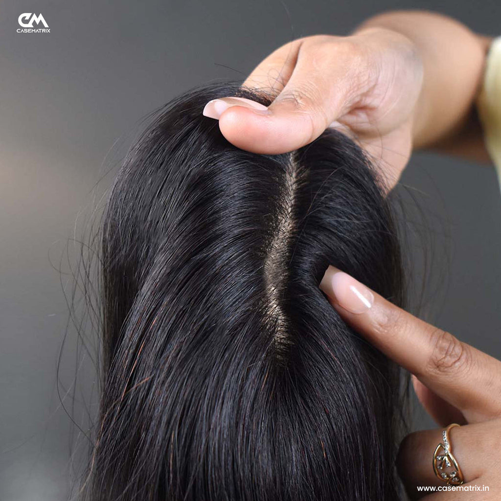 Silk Base Hair Topper – Crown Scalp 2.5×5 Base