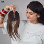 Swiss Lace Hair Topper for Women 2.6*4.5inch