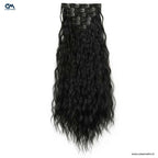 6 Pcs Set 16 Clip In Hair Extensions (Curly)