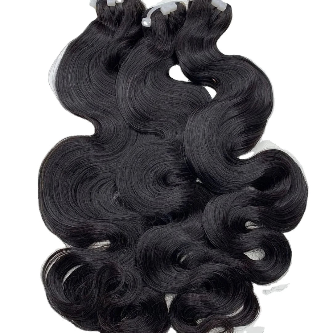 Body Wave Lace Closure Natural Hair Weft