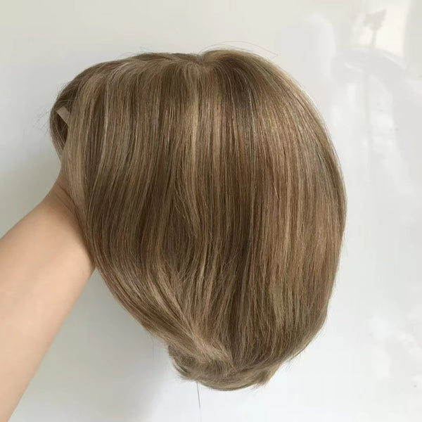 European Human Hair Silk Top Lace Wigs