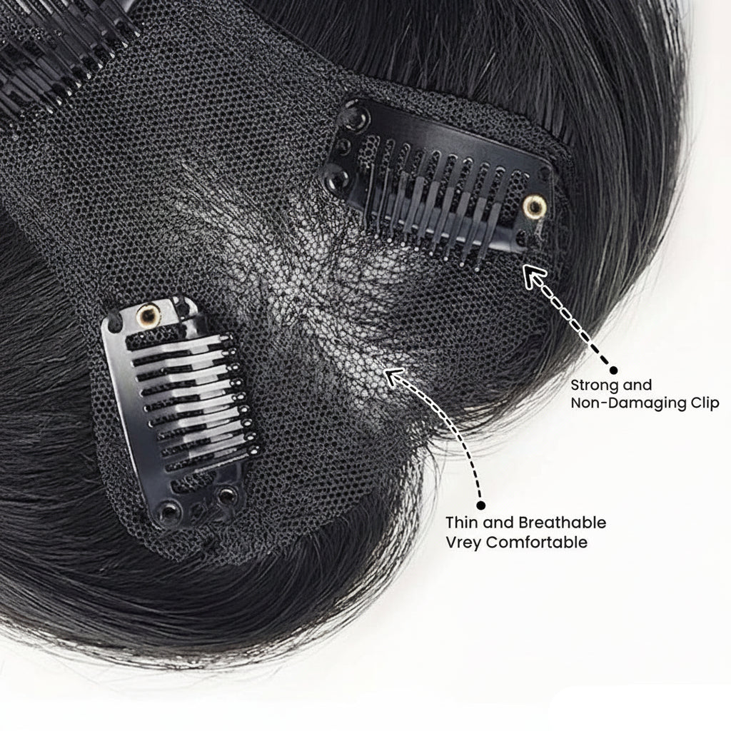 T-Part Lace Hair Topper – Centre Part & Crown 12 Inch, 2.8×3.6 Base