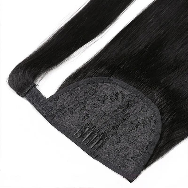 100% Virgin Human Brazilian Ponytail Hair Extension