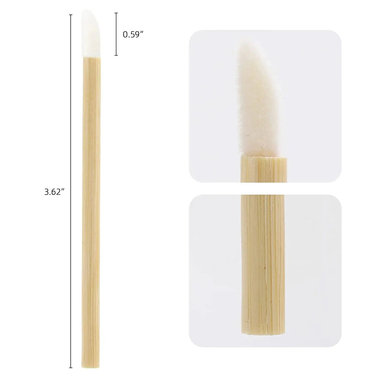 Wooden Eyelash Cleaning Brushes