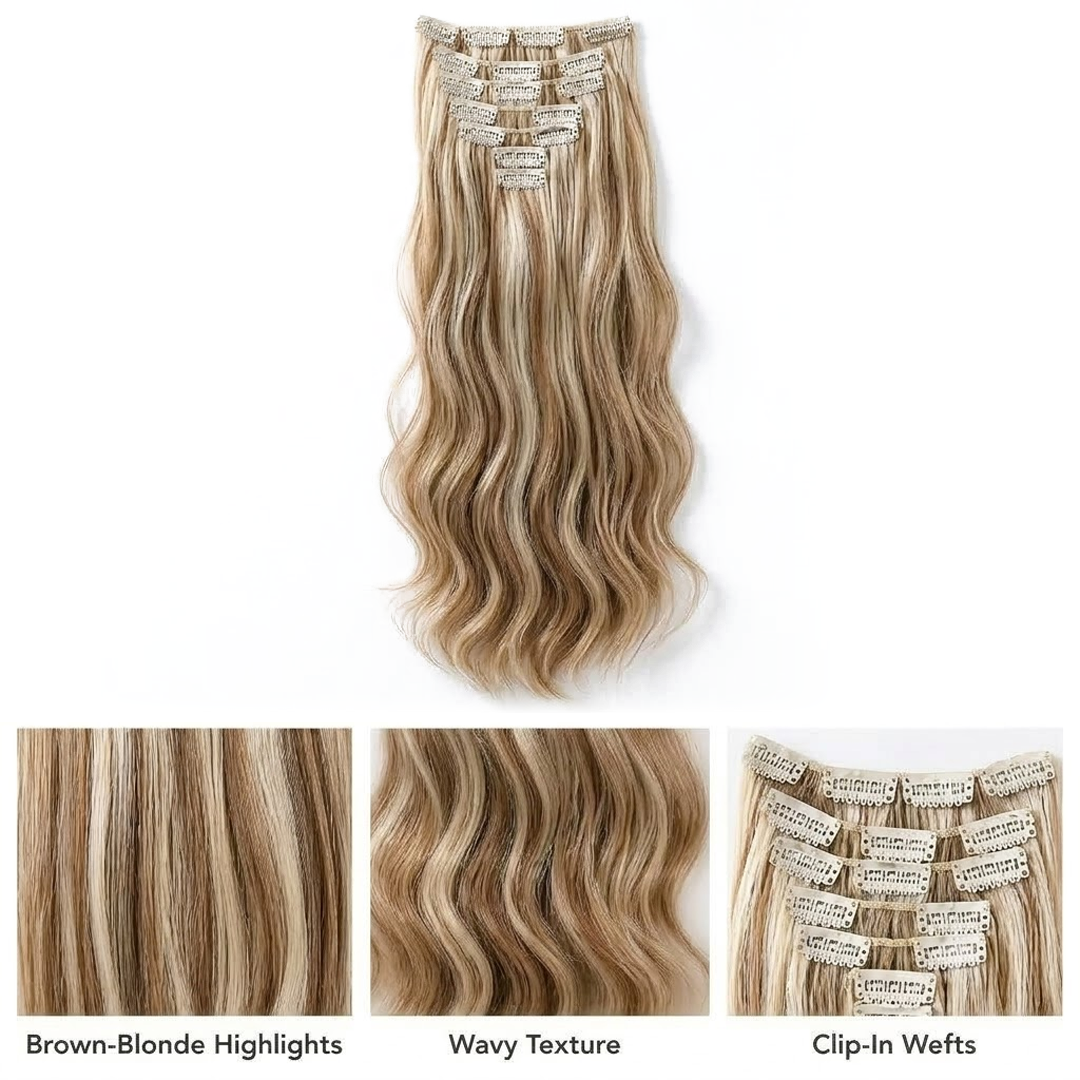 Clip-In European Hair Extension