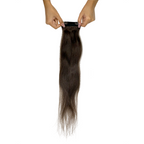 Dual Clip Side Hair Streaks Extensions - Black
