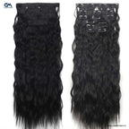 6 Pcs Set 16 Clip In Hair Extensions (Curly)