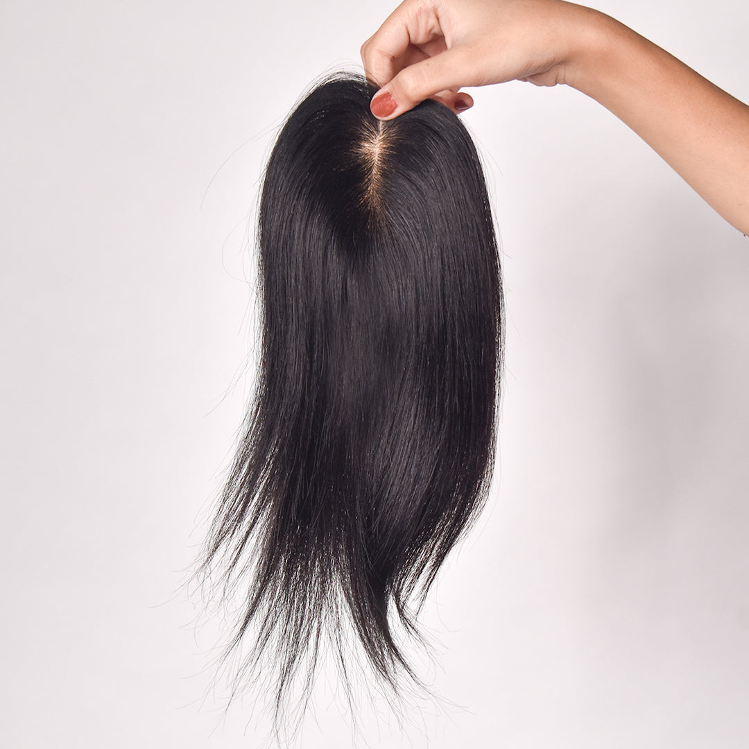 Mini Silk Base Scalp Hair Topper 3*4Inc