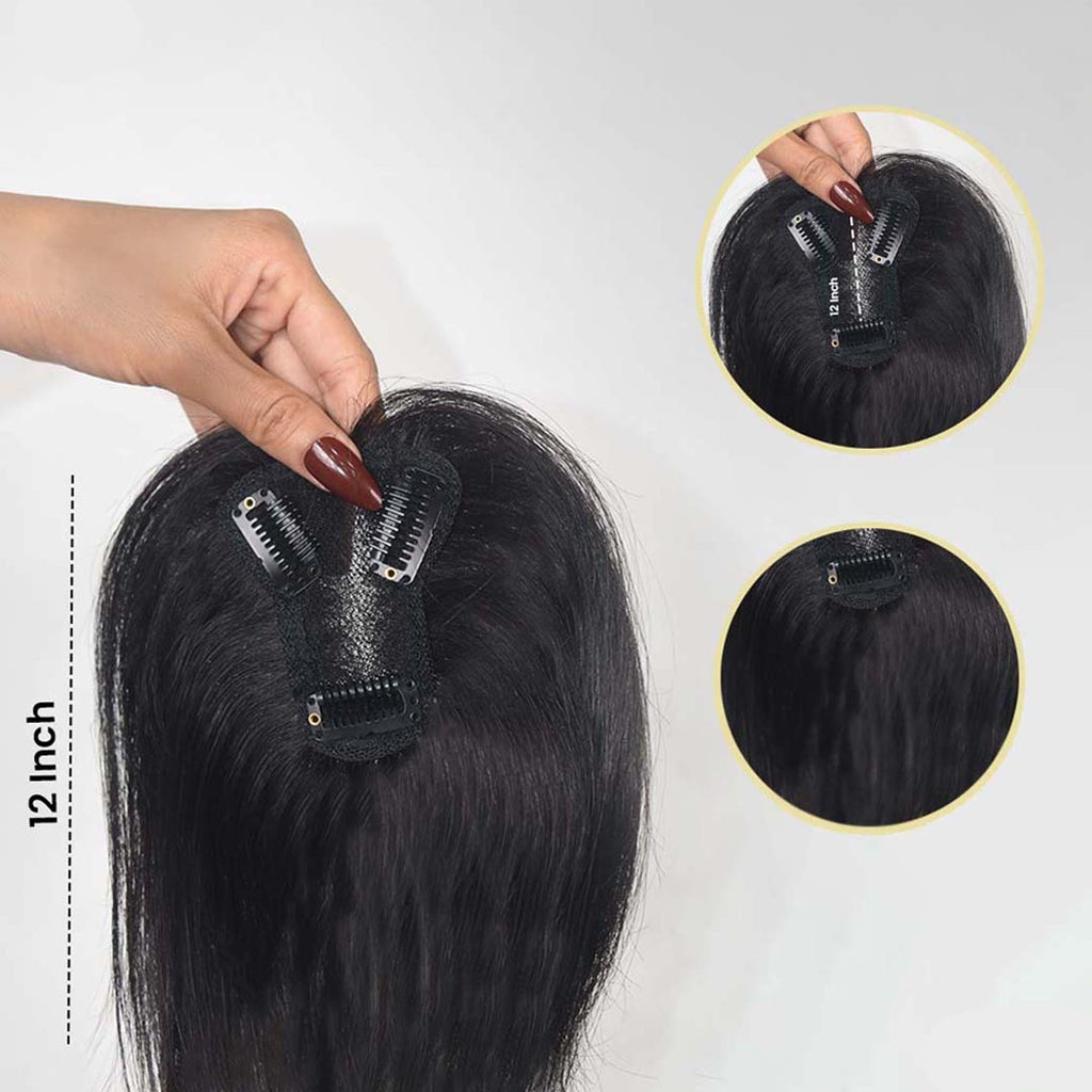 T-Part Lace Hair Topper – Centre Part & Crown 10 Inch, 2.8×3.6 Base