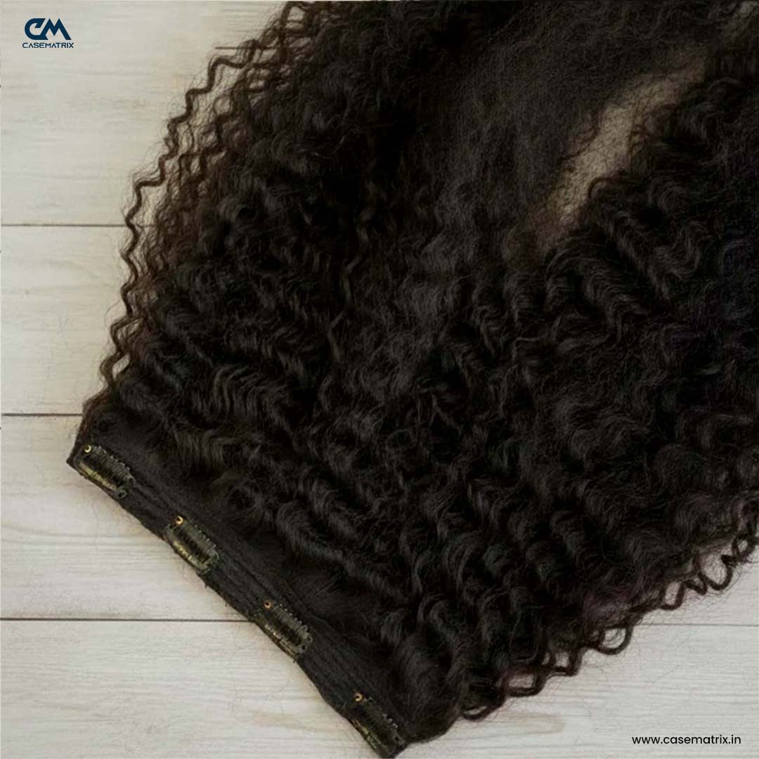 Single Piece 4 Clip Volumizer (Curly)