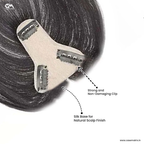 T-Part Silk Base Hair Topper – Centre Part Crown Coverage, 10 Inch, 2.8×3.2 Base