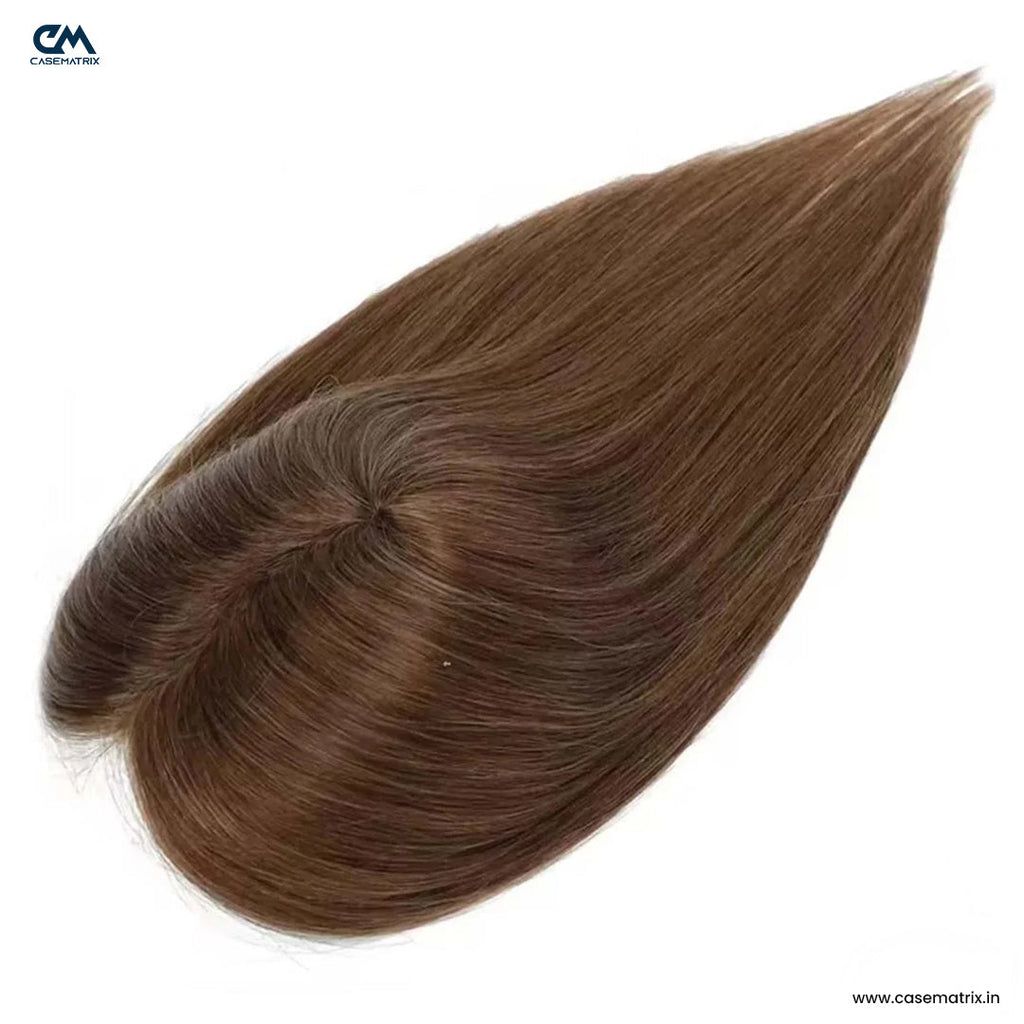 Lace Hair Topper – 14 Inch, Crown & Part Line Coverage for Thinning Hair