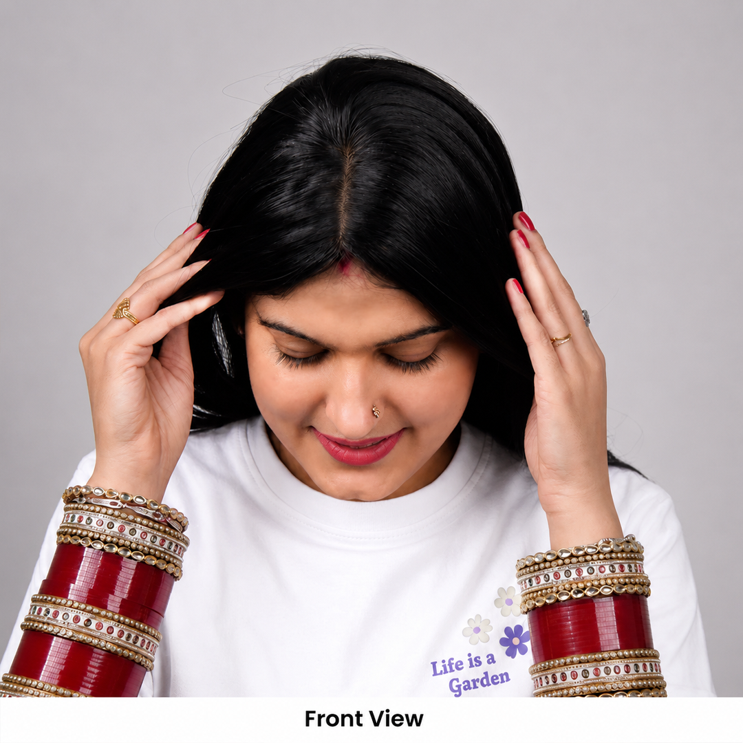 Silk Base Hair Topper – Crown Scalp 2.5×5 Base