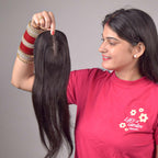 Silk Base Hair Topper – Mid Crown Coverage for Thinning Hair, 3×5 Base