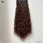 6 Pcs Set 16 Clip In Hair Extensions (Curly)