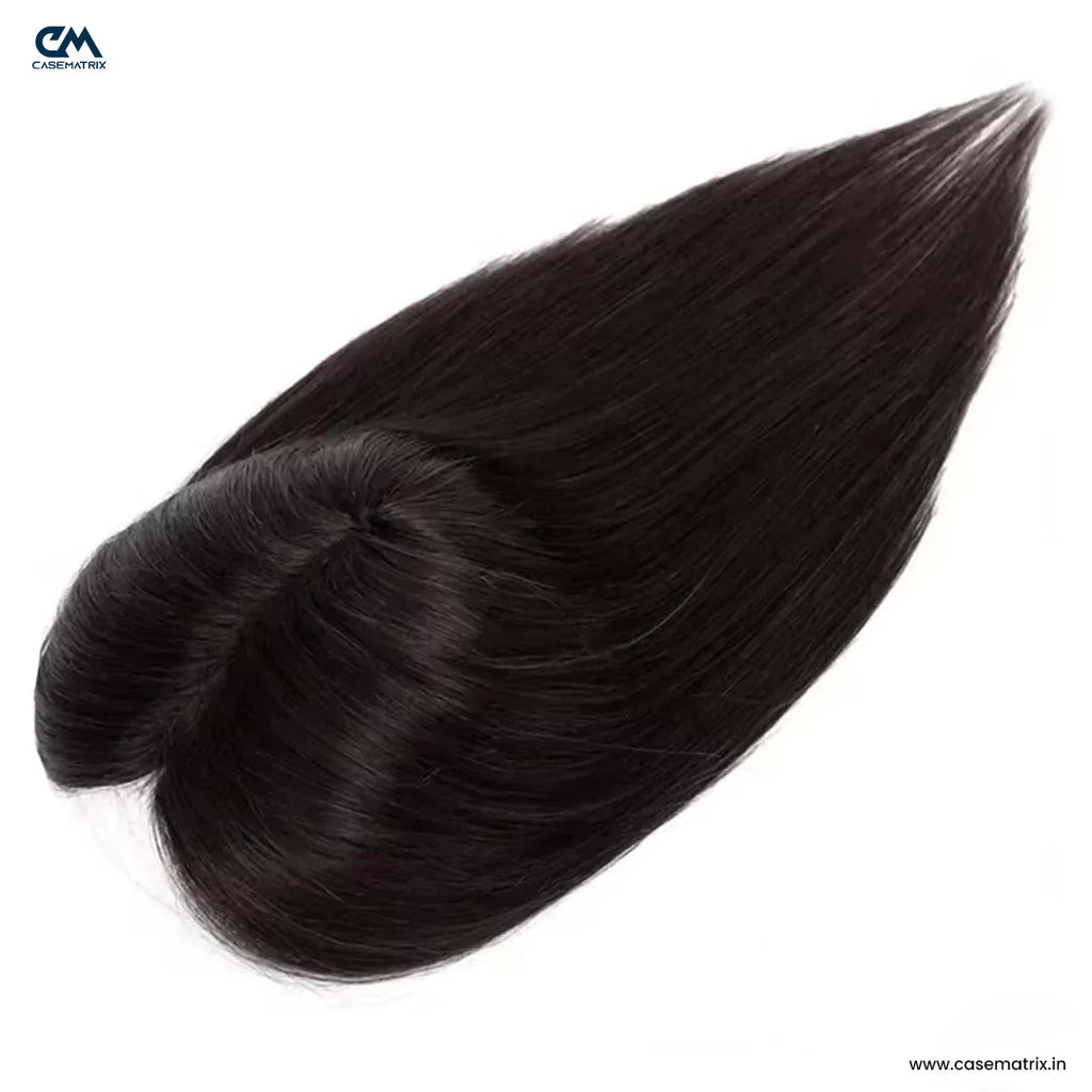 Lace Hair Topper – 14 Inch, Crown & Part Line Coverage for Thinning Hair