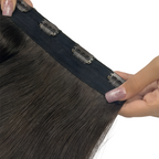 1 Piece 4 Clip-In Straight Hair Extension - Black