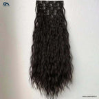 6 Pcs Set 16 Clip In Hair Extensions (Curly)