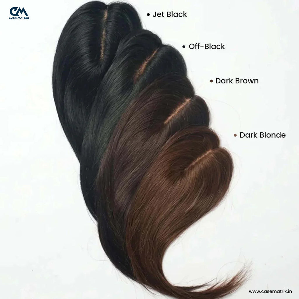Lace Hair Topper – 18 Inch, Crown & Part Line Coverage for Thinning Hair