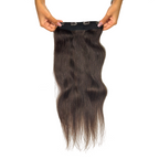 1 Piece 4 Clip-In Straight Hair Extension - Black