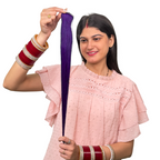 Single Clip Side Hair Streaks Extensions - Purple