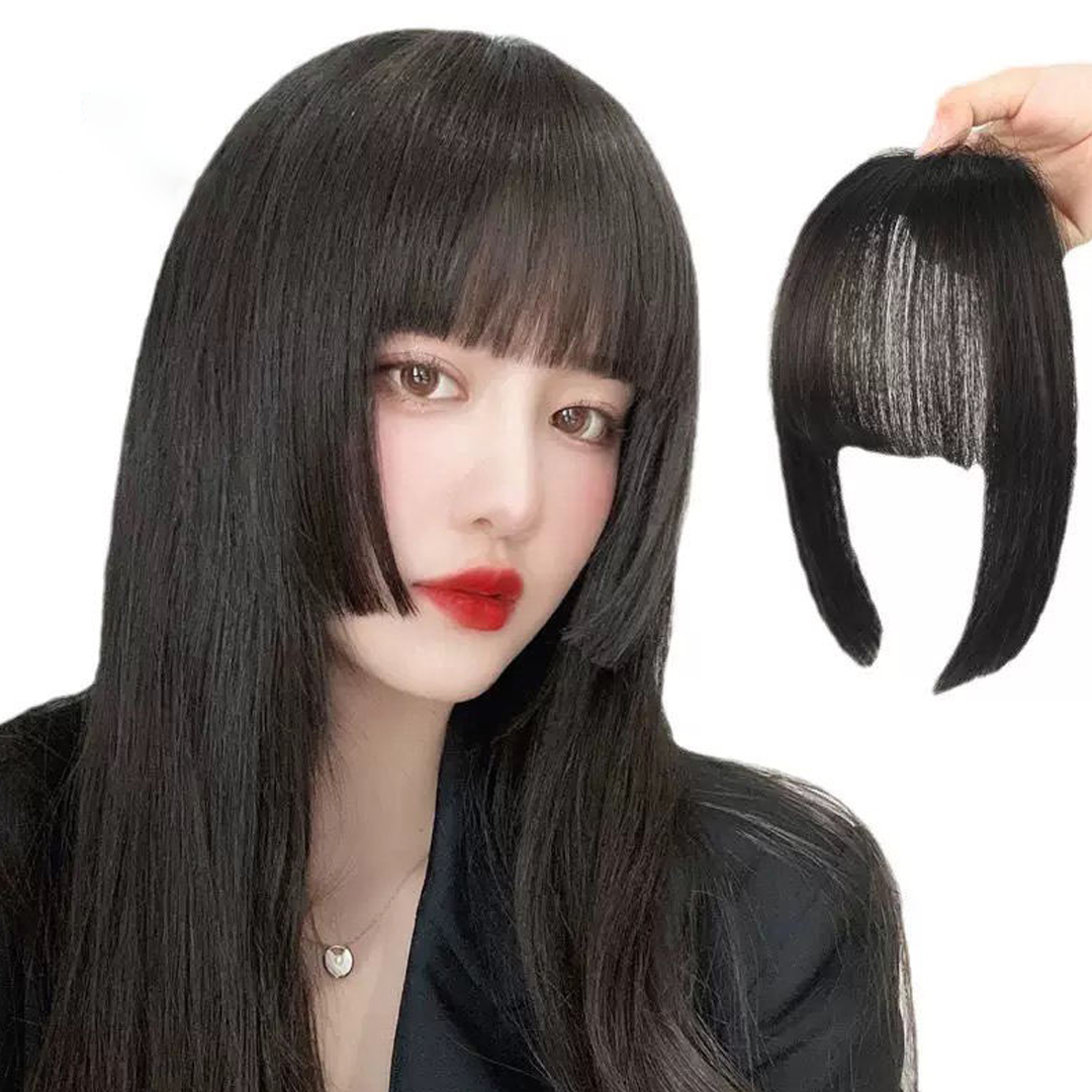 Single Weft Clip-in Air Bangs