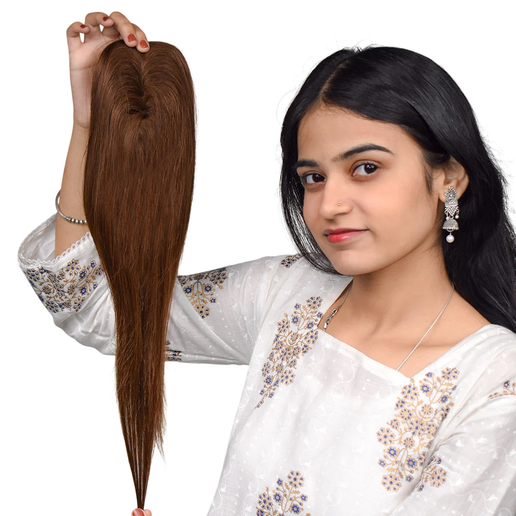 Invisible Human Hair Lace Topper