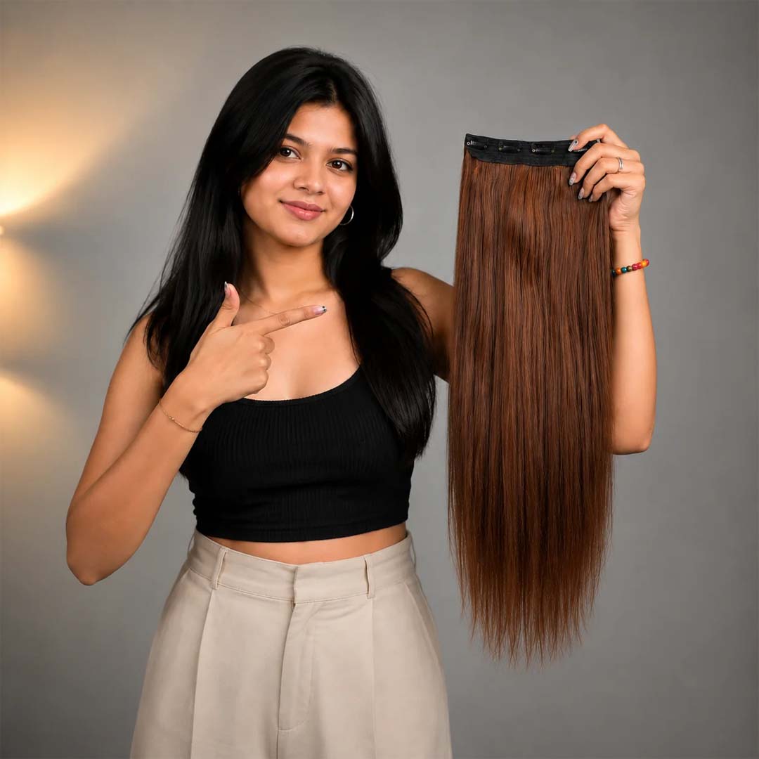 Single Piece 4 Clip Volumizer (Straight)