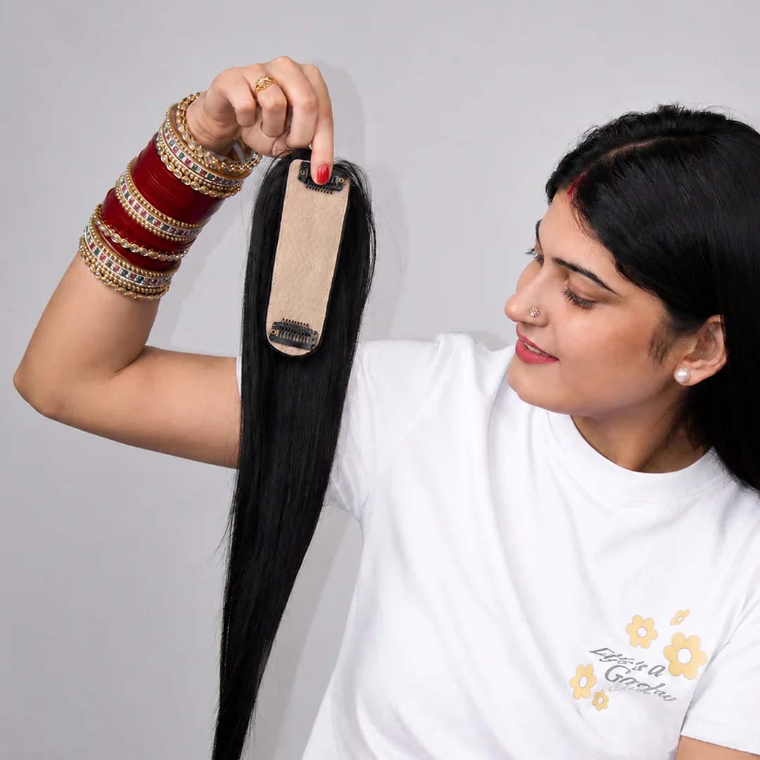 Silk Base Hair Topper – Crown Scalp 2.5×5 Base