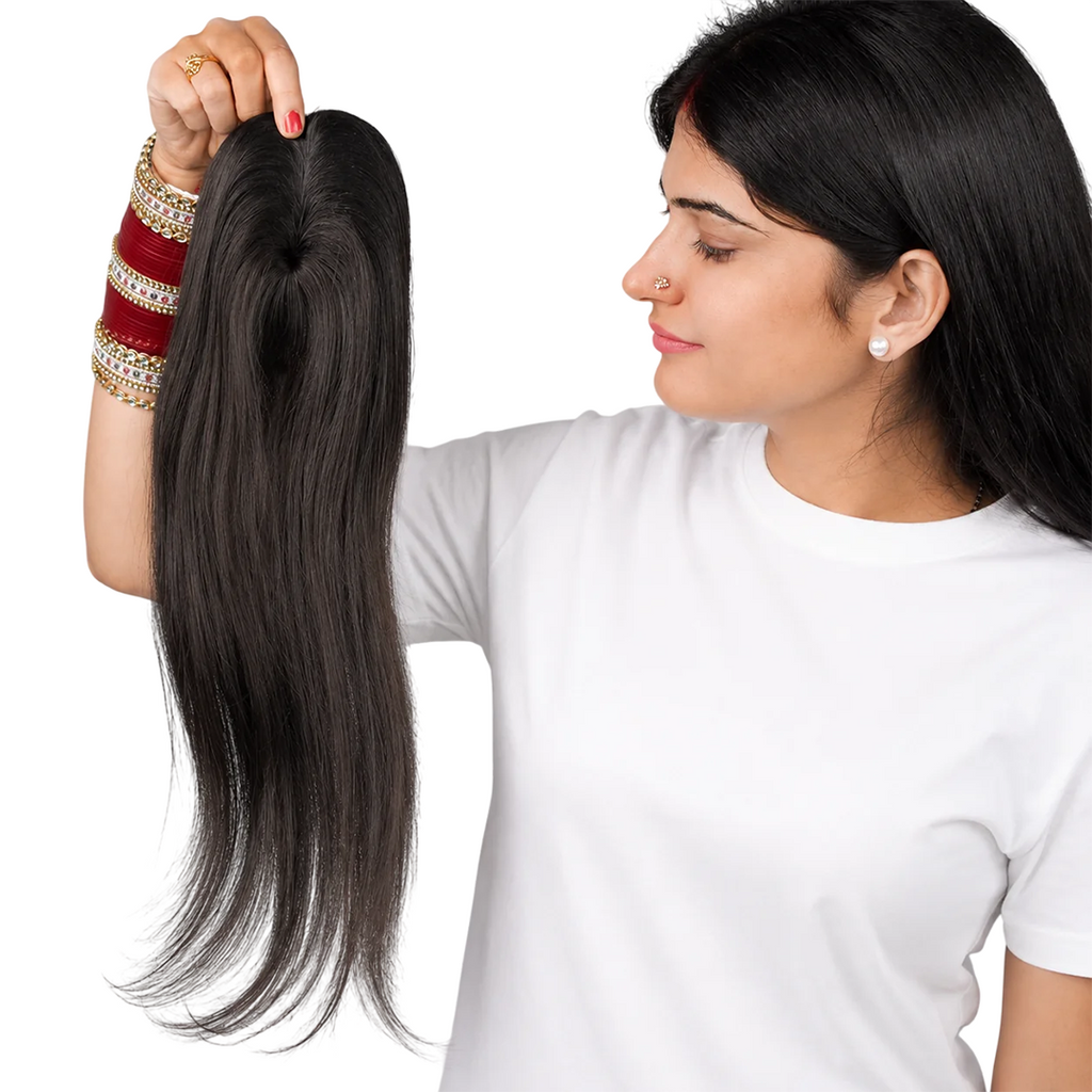 Invisible Human Hair Lace Topper