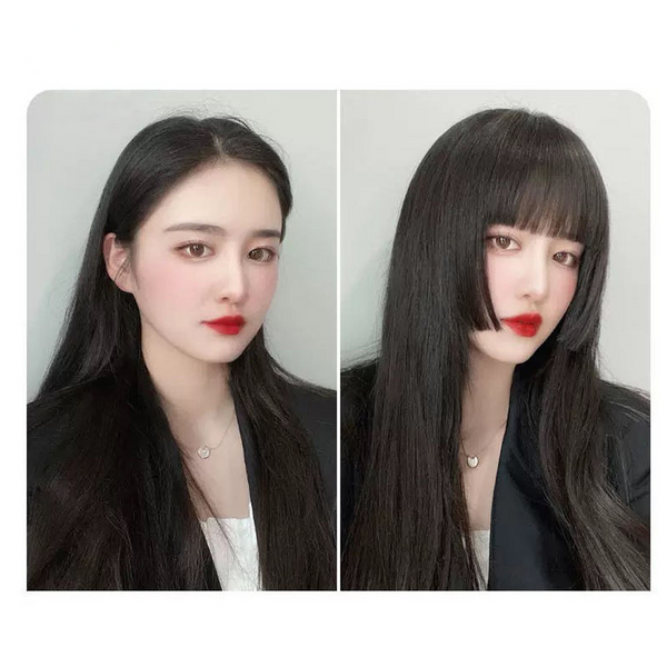 Single Weft Clip-in Air Bangs