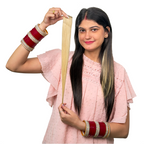 Single Clip Side Hair Streaks Extensions - Blonde
