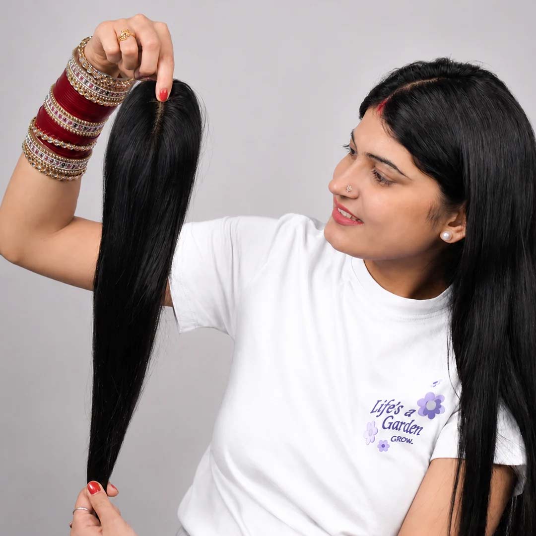 Silk Base Hair Topper – Crown Scalp 2.5×5 Base