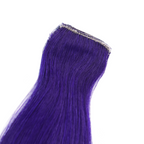 Single Clip Side Hair Streaks Extensions - Purple