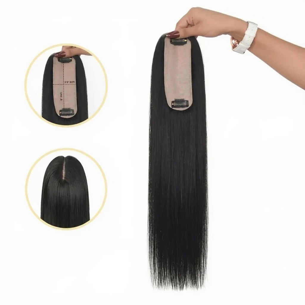 Silk Base Human Hair Topper 2.5*5Inc