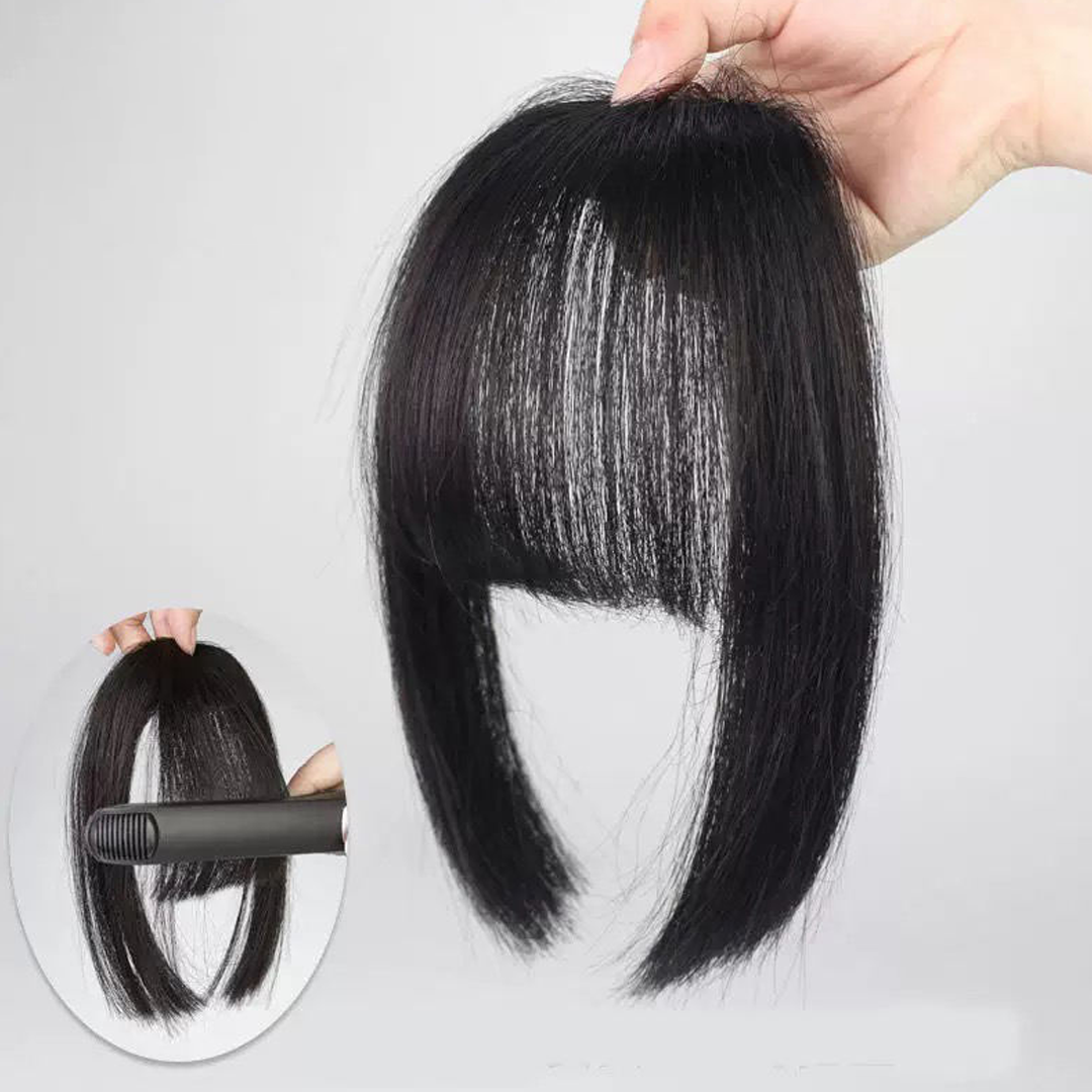 Single Weft Clip-in Air Bangs