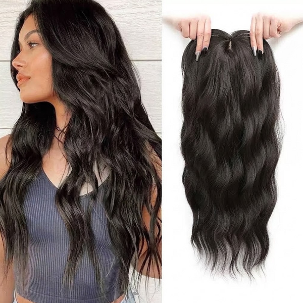 Large Base Toppers Wavy Hair