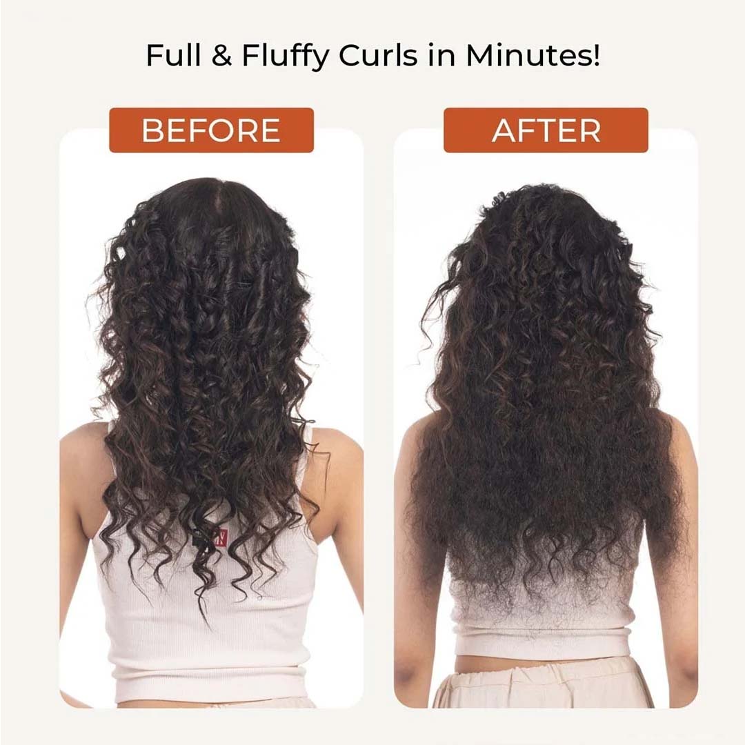 Single Piece 4 Clip Volumizer (Curly)