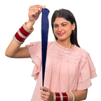 Single Clip Side Hair Streaks Extensions - Blue