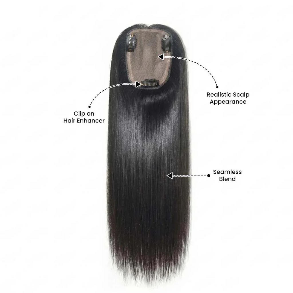 Silk Base Human Hair Topper 3*5Inc