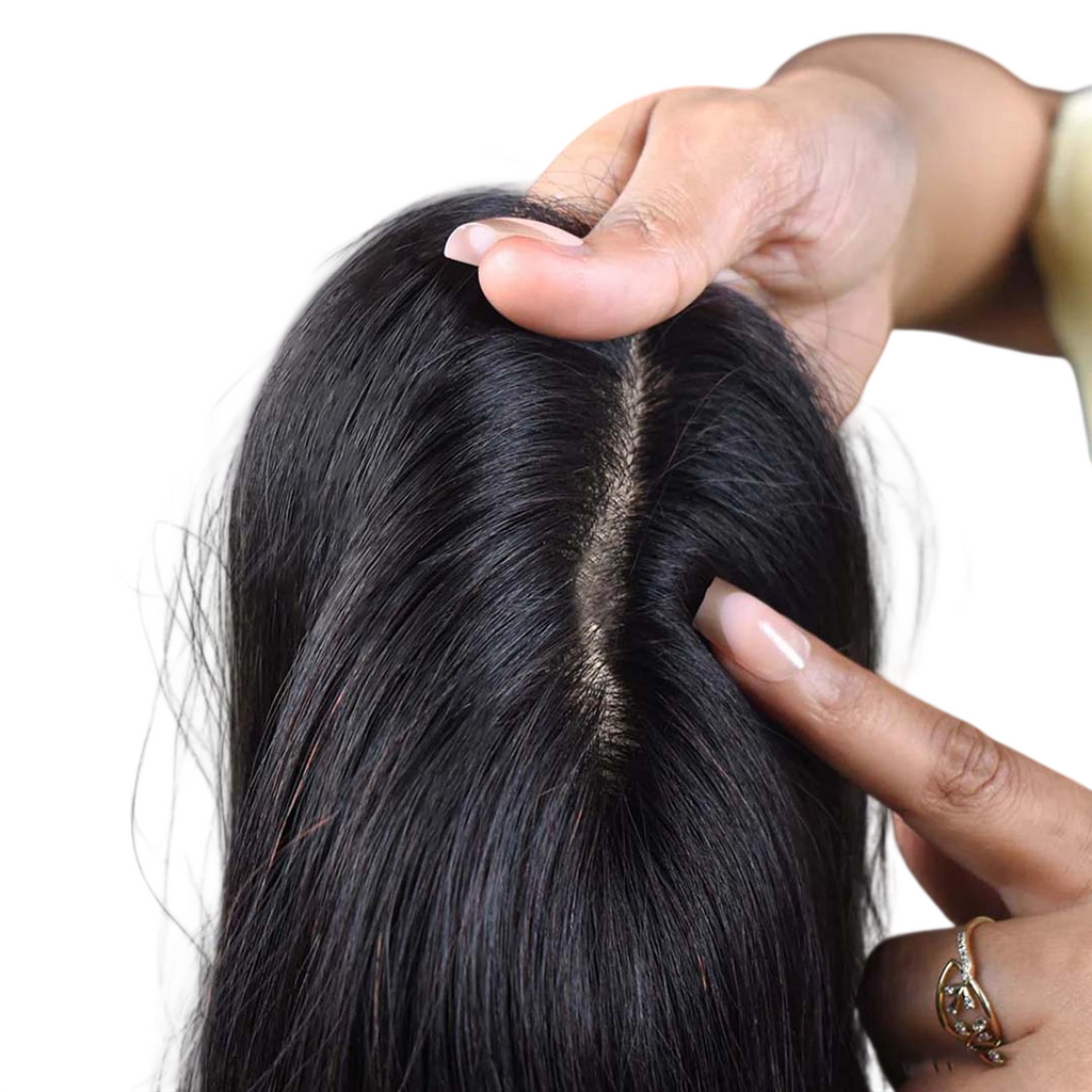 Silk Base Human Hair Topper 2.5*5Inc