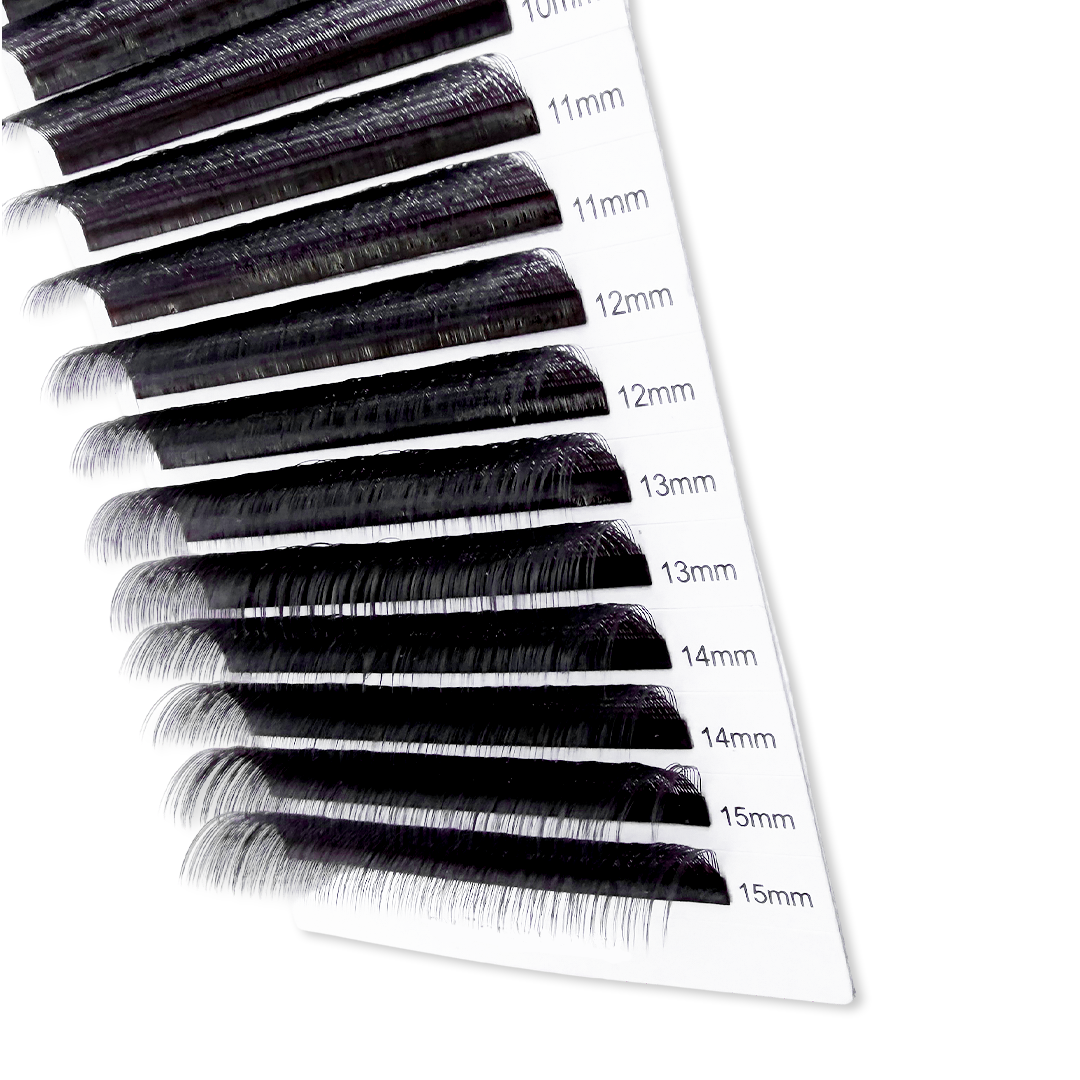 U-Shaped 3D Clover Volume Lashes - Dark Brown