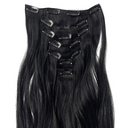 7 Wavy Hairpiece 16 Clip in Hair Extensions